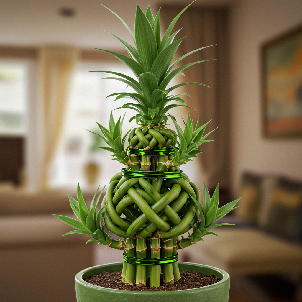 Pineapple Lucky Bamboo Plant
