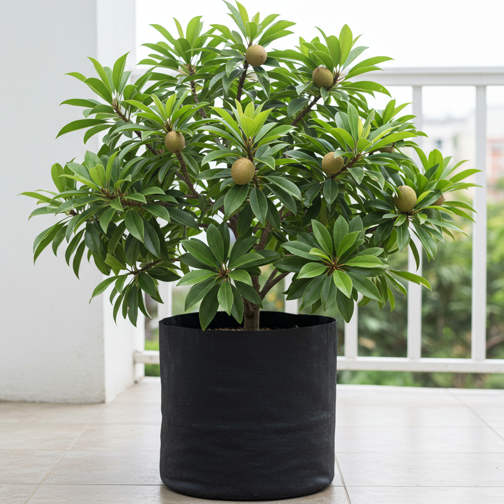 Chiku Plant with Grow Bag