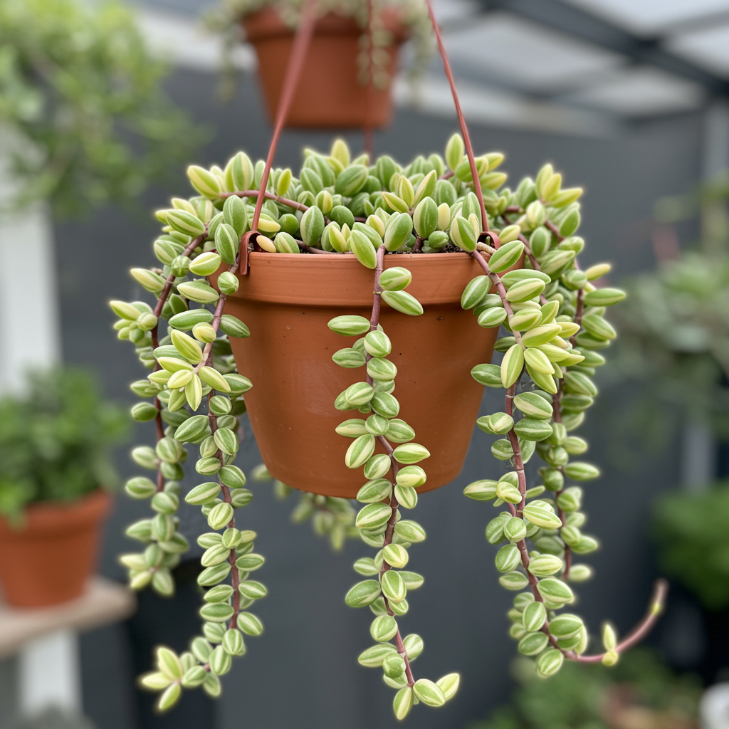 Trailing Jade(Weeping Jade) With Hanging Pot
