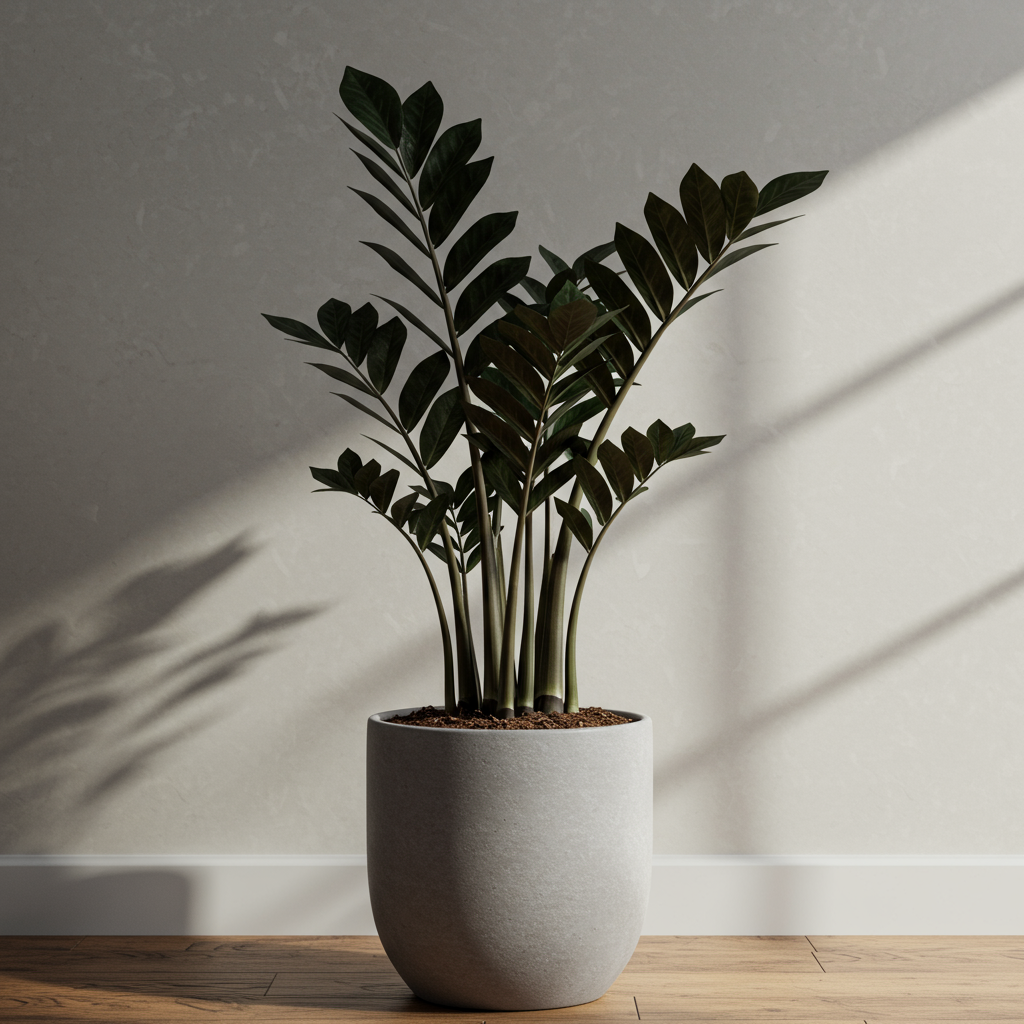 Zamia ZZ Black Plant